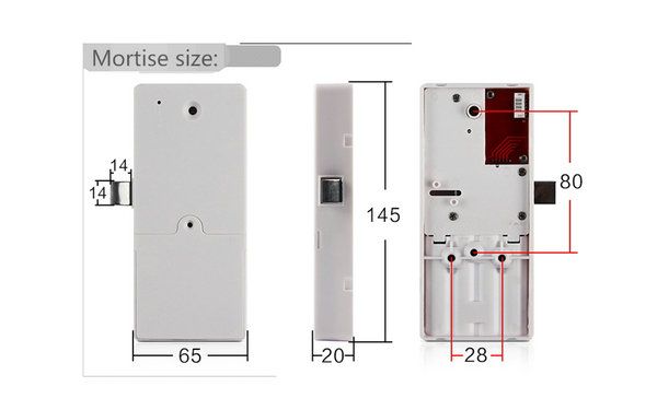 Locker Lock--JYL-L08 Internal size