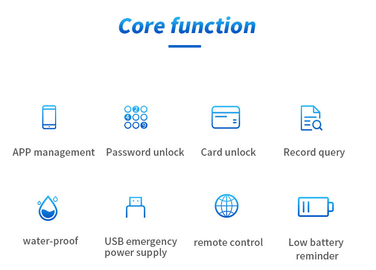 Bluetooth Lock-JYP-RO2/JYP-RO2F core function