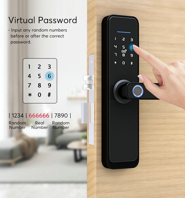 JYF-T2019B WIFI TUYA Lock Fingerprint Lock 