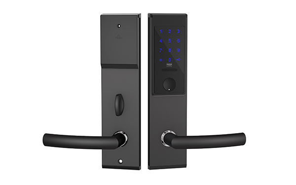 TTlock Hotel Lock JYC-H3213T Gray-black Handle with loop