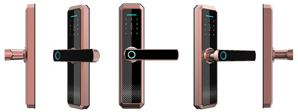 JYF-T2019B2 WIFI TUYA Lock Multi-angle view