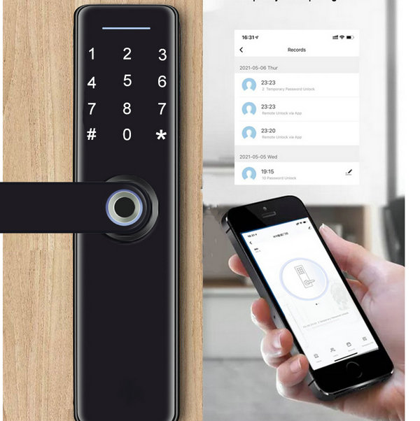 JYF-T2019B3 WIFI TUYA Lock APP OPEN DOOR