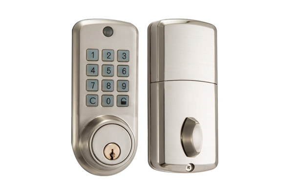 Password key unlocking digital smart door lock Zinc Alloy single latch lock