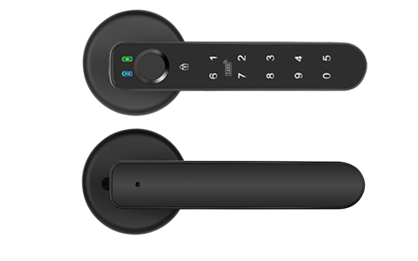 Bluetooth Tuya App Smart handle Fingerprint Digital Door Lock