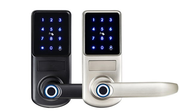 Waterproof Tuya/TTlock App Biometric fingerprint smart door lock