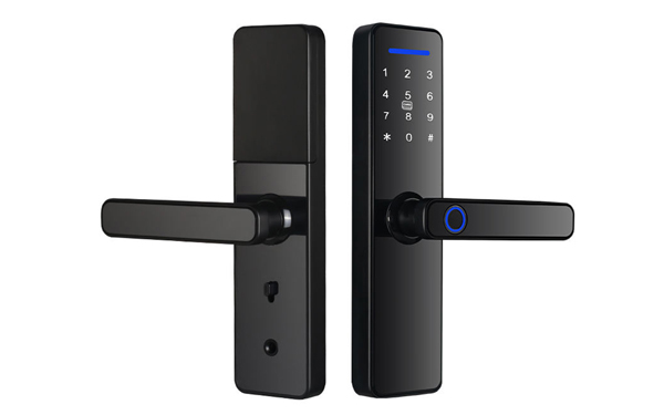 Smart Fingerprint Door Lock Digital Password Rfid Card Locks With Wifi Tuya App