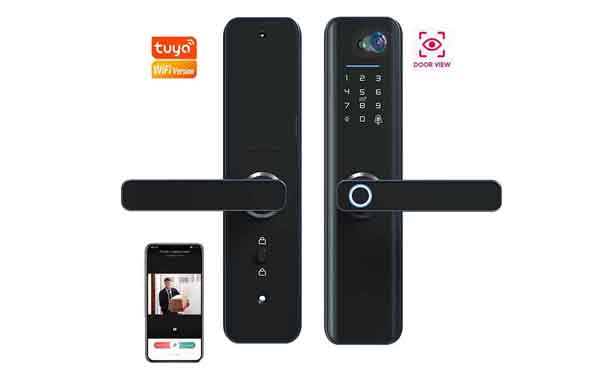 Fingerprint Smart door lock with Camera