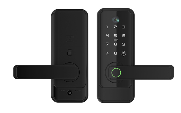 Fingerprint Password Smart Door Lock with Camera
