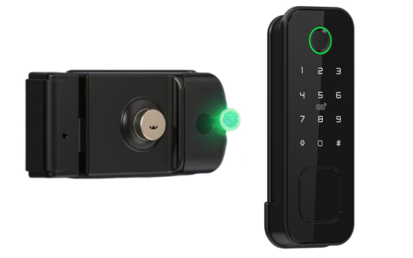 Dual Fingerprints Wifi Bluetooth Smart Door Lock